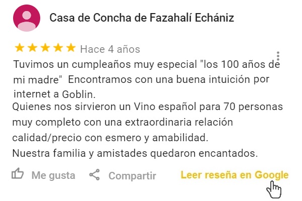 Reseña Google Cocktails y Vino español
